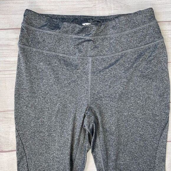 Reebok performance women L dri fit compression legging capris grey - Picture 3 of 10